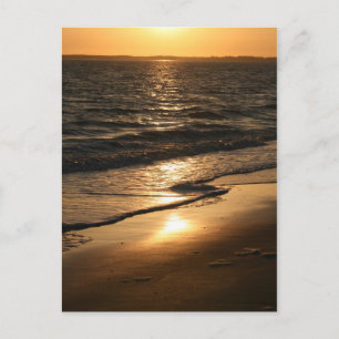 Sunset on the Beach Briefkaart