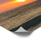 Sunset on the Golf of Mexico Poster (Hoek)