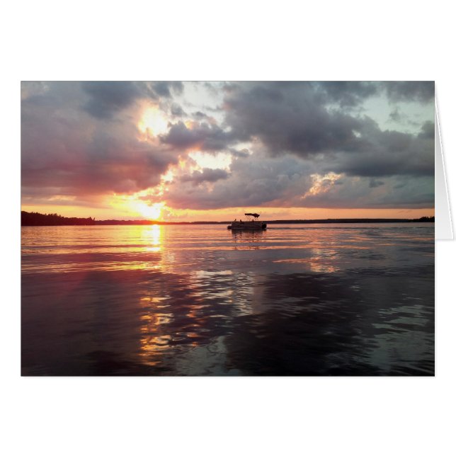 Sunset on the Lake (Voorkant Horizontaal)