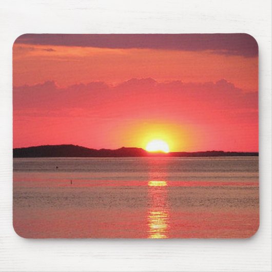 Sunset on the Lake mousepad Muismat (Voorkant)