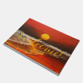 Sunset on the Pacific, door Gary Poling Deurmat (Schuin)