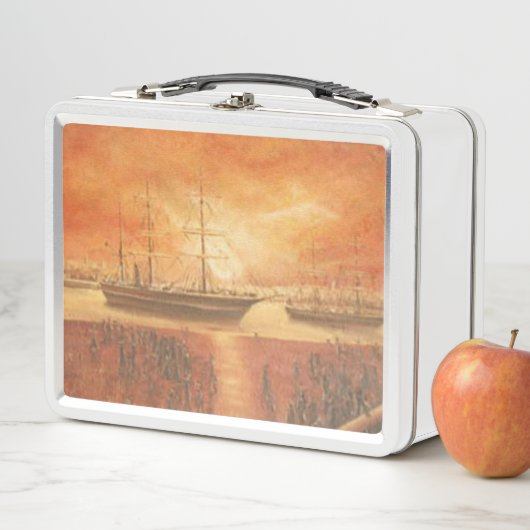 Sunset on the Past Lunch Box (In situ)