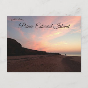 Sunset on the Shores of Prince Edward Island Briefkaart