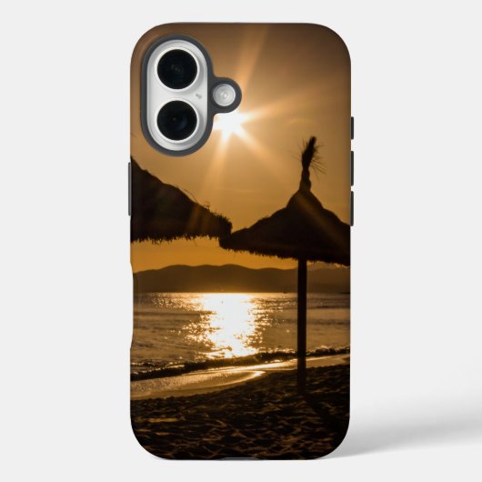 Sunset on the strand, Mallorca, Spanje Case-Mate iPhone Case (Achterkant)