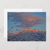 Sunset on the Wasatch Range - Utah Briefkaart (Voorkant / Achterkant)