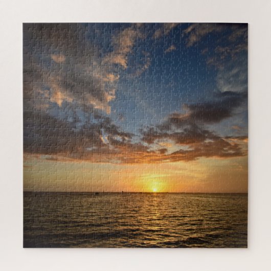 Sunset on the Water - 20x20 - 676 pc Legpuzzel (Verticaal)