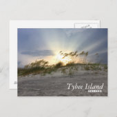 Sunset on Tybee Island, Georgia Briefkaart (Voorkant / Achterkant)