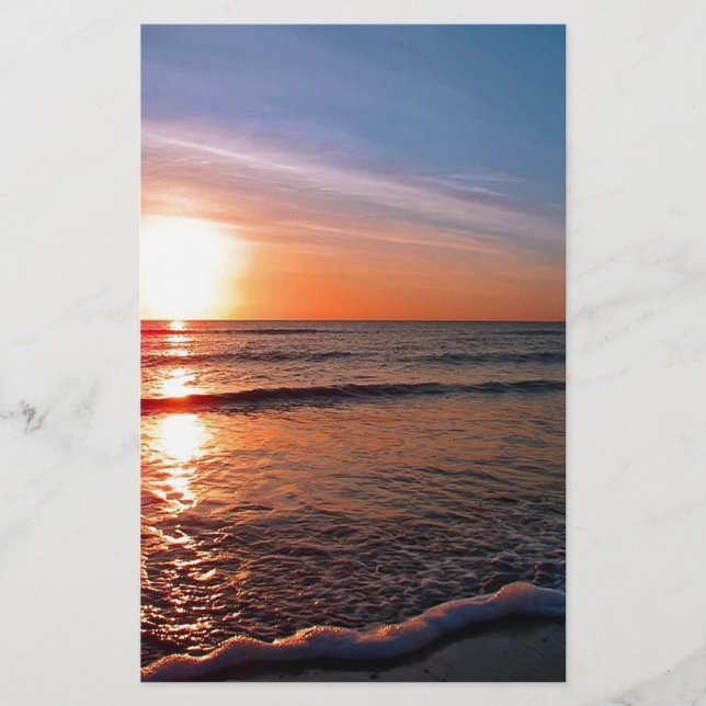 Sunset on Water (Voorkant)