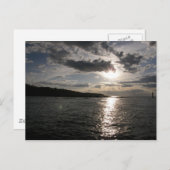 Sunset on Water Briefkaart (Voorkant / Achterkant)