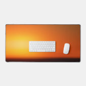 Sunset Orange Sky Soirée Photo Desk Mat (Clavier et souris)