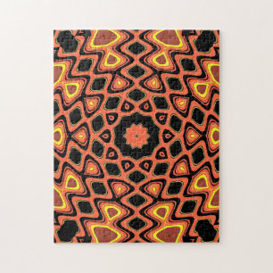 SUNSET ORANJE LEGPUZZEL