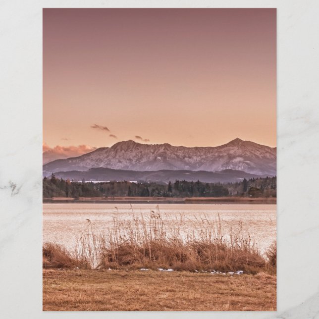 Sunset Osterseen (Voorkant)