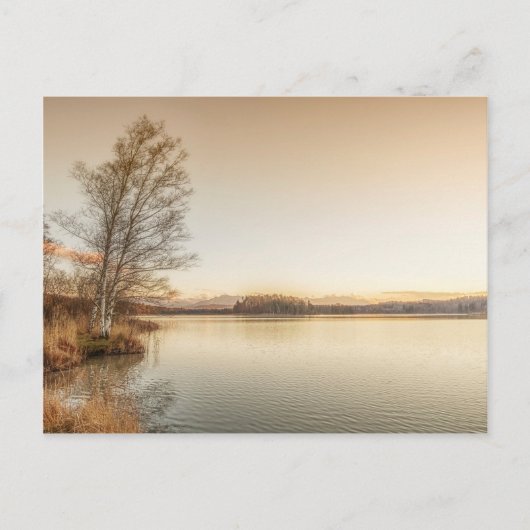 Sunset Osterseen Briefkaart (Voorkant)