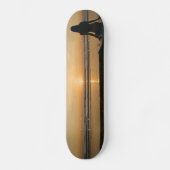 Sunset Over a Quiet Beach Skateboard (Voorkant)