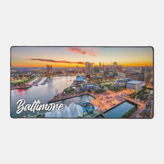 Sunset Over Baltimore, Maryland, Verenigde Staten Bureaumat (Voorkant)