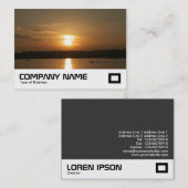 Sunset over Cardiff Bay Visitekaartje (Voorkant / Achterkant)