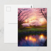 Sunset Over Cherry Lake Briefkaart (Voorkant / Achterkant)