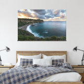 Sunset Over Cliffs, a stunning Canvas Afdruk (Insitu (Slaapkamer))