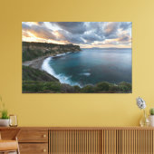 Sunset Over Cliffs, a stunning Canvas Afdruk (Insitu (Woonkamer))