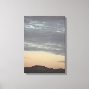 Sunset Over de Grote Sand Dunes, Colorado Canvas Afdruk