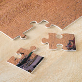 Sunset over de haven van Mahon - Menorca, Spanje Legpuzzel (Zijkant)