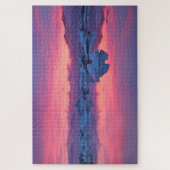 Sunset Over de Jokulsarlon Glacier Lagoon Legpuzzel (Verticaal)