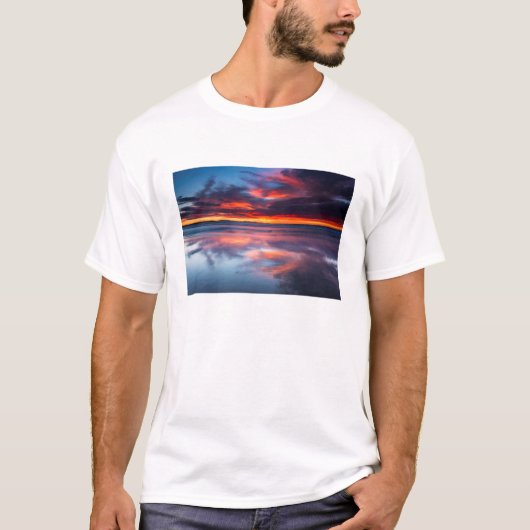 Sunset over de Kanaaleilanden, CA T-shirt (Voorkant)