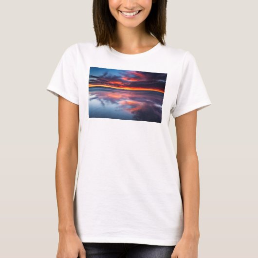 Sunset over de Kanaaleilanden, CA T-shirt (Voorkant)