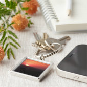 Sunset over de Palouse Sleutelhanger (Zijkant)