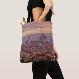 Sunset over Florence, Italië Draagtas