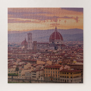 Sunset over Florence, Italië Legpuzzel