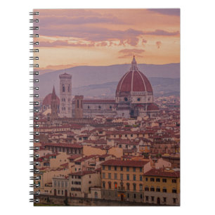 Sunset over Florence, Italië Notitieboek