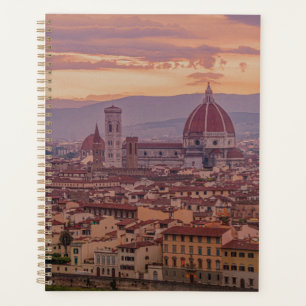 Sunset over Florence, Italië Planner