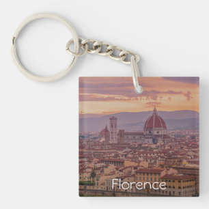Sunset over Florence, Italië Sleutelhanger
