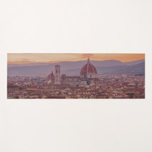 Sunset over Florence, Italië Yogamat