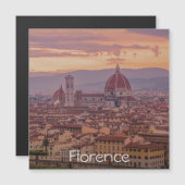 Sunset over Florence, Italy Magnet (Voorkant / Achterkant)