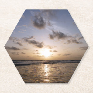 Sunset over het Arabisch Zee Kartonnen Onderzetters
