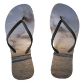 Sunset over het Arabisch Zee Teenslippers (Voetbed)