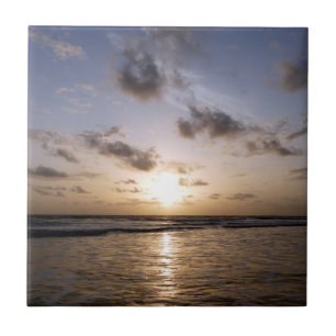 Sunset over het Arabisch Zee Tegeltje