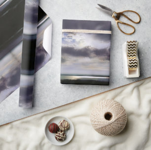 Sunset over het meer cadeaupapier