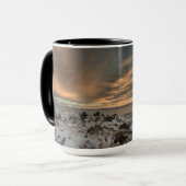 Sunset over het meer van Myvatn, IJsland Mok (Voorkant links)