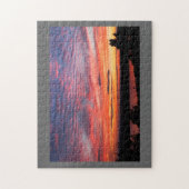 Sunset over het nationaal park Eagle Lake Acadia Legpuzzel (Verticaal)