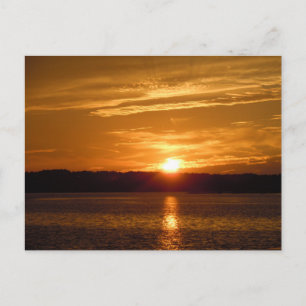 Sunset over Hilton Briefkaart