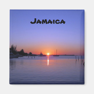SUNSET OVER JAMAICA MAGNEET