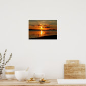 Sunset Over Lake Thurmond Poster (Keuken)
