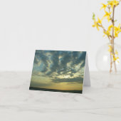 Sunset Over Long Beach, Sag Harbour Kaart (Gele Bloem)