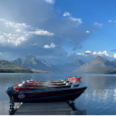 Sunset over Montana Notitiekaartje