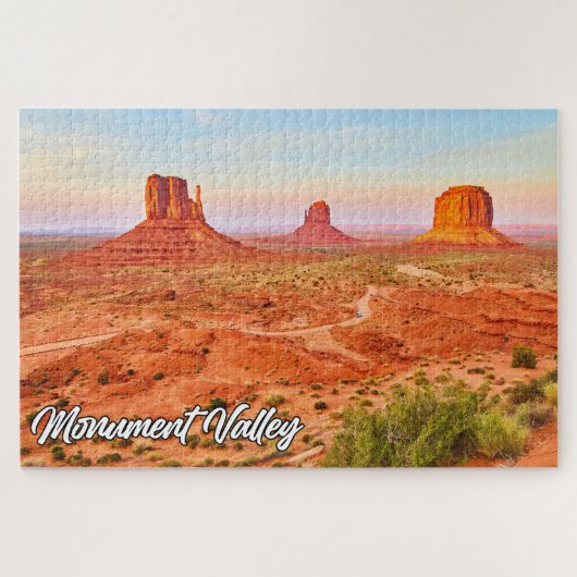 Sunset Over Monument Valley, Arizona, Verenigde St Legpuzzel (Horizontaal)