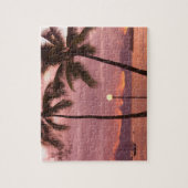 Sunset over Moorea van Sofitel Maeva Beach Legpuzzel (Verticaal)