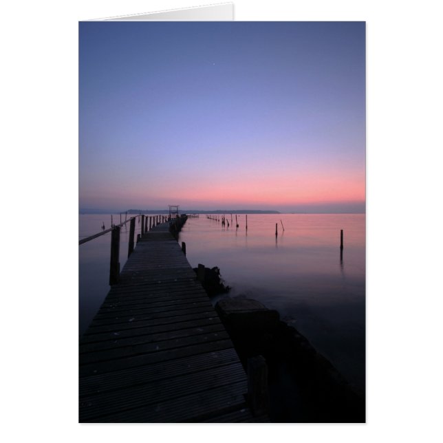 SUNSET OVER POOLE HARBOR, POOLE, DORSET, ENGLAND. (Voorkant)